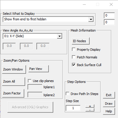 View Options Dialog