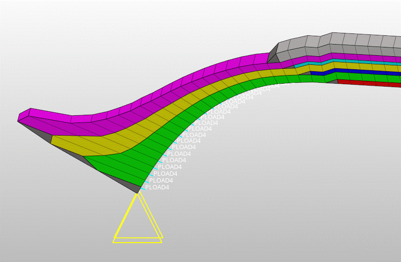 Detail View Cyclic Symmetric Solid Model
